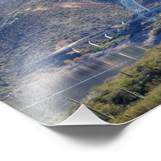 Impression Photo Pont du lac Roosevelt (Coin)