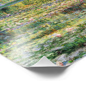 Impression Photo Pont japonais Monet avec nappes d'eau Imprimer (Coin)