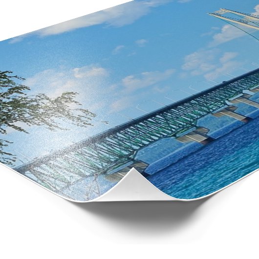 Impression Photo Pont Mackinac (Coin)