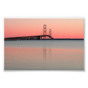 Impression Photo Pont Mackinac, Michigan
