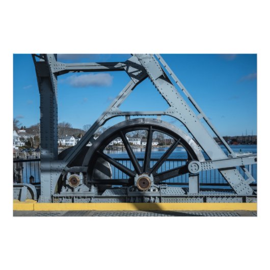 Impression Photo Pont Mystic, Connecticut Draw (Devant)