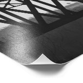 Impression Photo Pont noir et blanc (Coin)