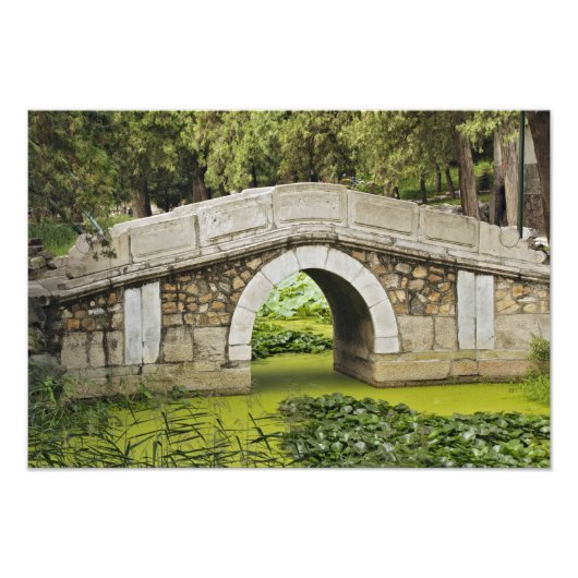 Impression Photo Pont, Palais d'Été, Pékin, Chine (Devant)