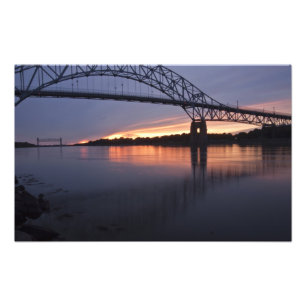 Impression Photo Pont Sagamore sur le canal du cap Cod,