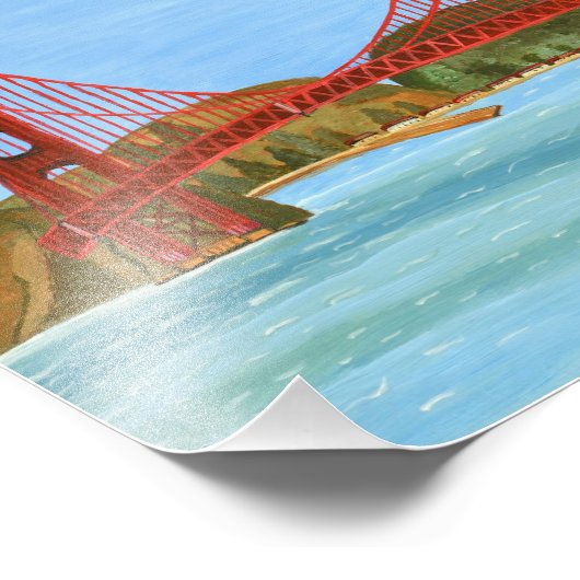 Impression Photo Pont San Francisco (Coin)