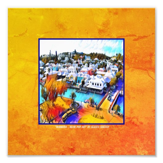 Impression Photo Pop Art Bermudes (Devant)