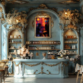 Impression Photo Pop Art: Encuentro Romántico Nocturno