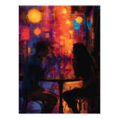 Impression Photo Pop Art: Encuentro Romántico Nocturno (Devant)