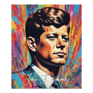 Impression Photo Pop Art Jack JFK John F. Kennedy