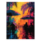 Impression Photo Pop Art: Noche de Café Tropical (Devant)