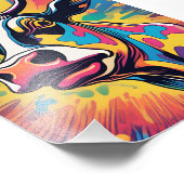 Impression Photo Pop Art: The Colorful Cow (Coin)