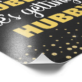 Impression Photo Pop the Bubbly 8x10 Fête des mariées Sign (Coin)