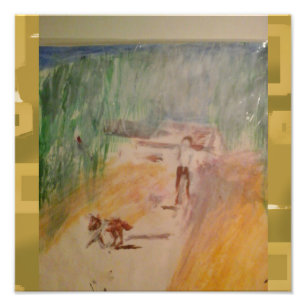 Impression Photo Popcorn Anime Abstrait