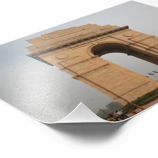 Impression Photo Porte de l'Inde Delhi (Coin)