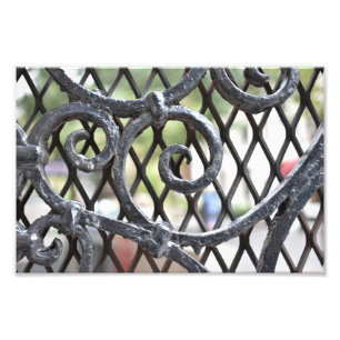 Impression Photo Porte en fer forgé Upper West Side New York NYC