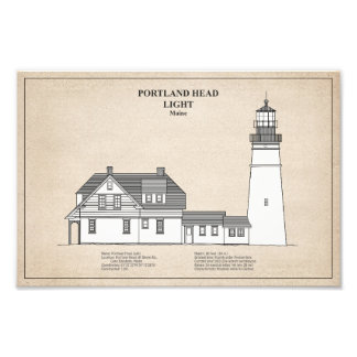 Impression Photo Portland Head Lighthouse - Maine - SBD