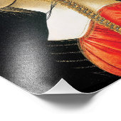 Impression Photo Portrait Botticelli d'une jeune femme (Coin)