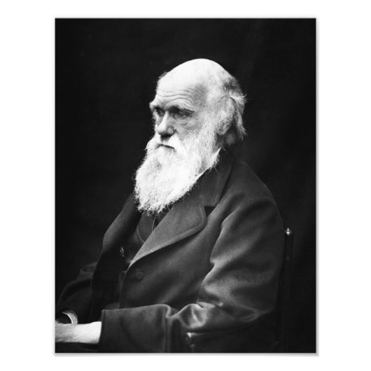 Impression Photo Portrait de Charles Darwin (Devant)