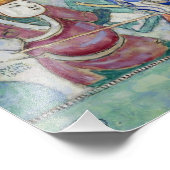 Impression Photo Portrait de Friederike Maria par Gustav Klimt (Coin)