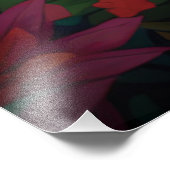 Impression Photo Portrait de la Giraffe florale-9319 (Coin)