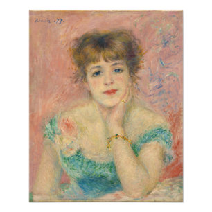 Impression Photo Portrait de l'actrice Jeanne Samary, Auguste Renoi