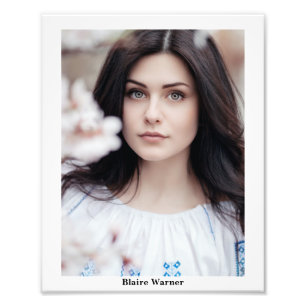 Impression Photo Portrait de mannequinat pour concours de beauté 8x