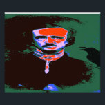 Impression Photo Portrait d'Edgar Allan Poe Pop Art<br><div class="desc">Edgar Allan Poe était un écrivain américain,  surtout connu pour ses nouvelles,  notamment ses contes de mystère et de macabre.</div>