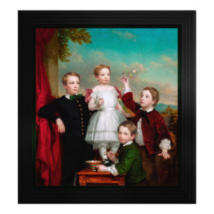 Impression Photo Portrait des enfants par George Augustus Baker