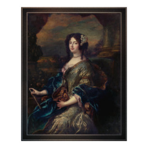 Impression Photo Portrait d'une noble dame par Pierre Mignard