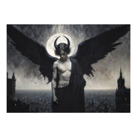 Impression Photo Portrait gothique de Lord Lucifer (Devant)