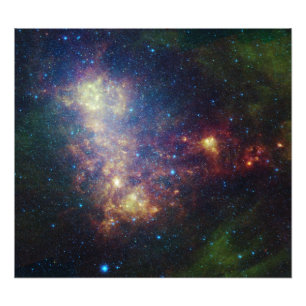 Impression Photo Portrait infrarouge révélant les étoiles et la pou