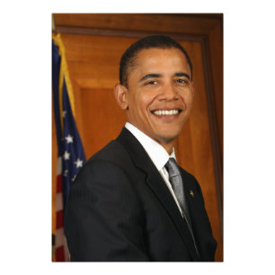 Impression Photo Portrait officiel de Barack Obama