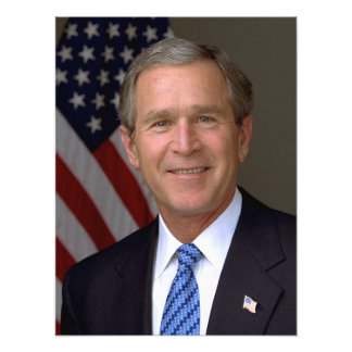 Impression Photo Portrait officiel de George W. Bush