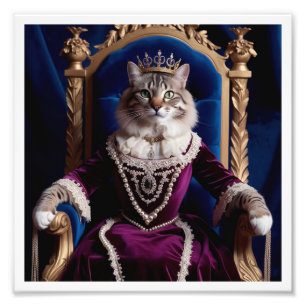 Impression Photo Portrait pour animaux de compagnie Noble Queen - A