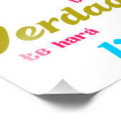 Impression Photo Póster La verdad te hará libre (Coin)