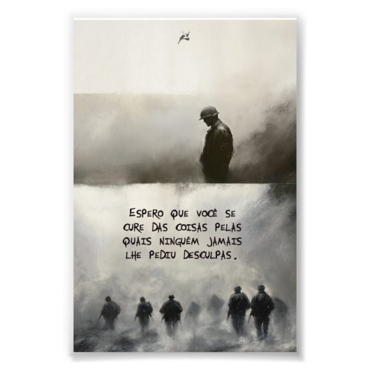 Impression Photo Pôster Trauma (Frase II) (Devant)