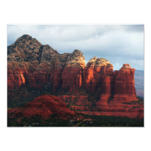 Impression Photo Pot de café nuageux Rock à Sedona Arizona