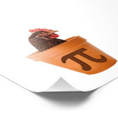 Impression Photo Pot de poulet Pi (et je m'en fiche) (Coin)