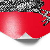 Impression Photo Poulet de roche Plymouth Barred classique Hen (Coin)