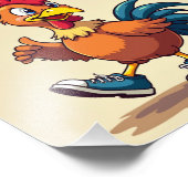 Impression Photo Poulet sportif (Coin)