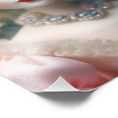 Impression Photo Poupée Vintage bleue, (Coin)