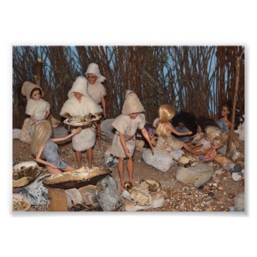 Impression Photo Poupées de la préhistoire. (Devant)