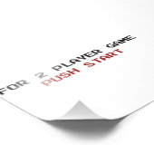 Impression Photo Pour 2 Jouer Jeu Push démarrage (Coin)