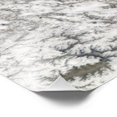 Impression Photo Poussière et nuages planaient au-dessus du Taklima (Coin)