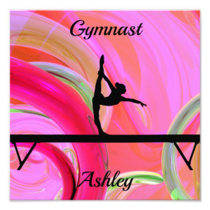 Impression Photo Poutre de gymnastique Bold Personnalisation Abstra