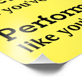 Impression Photo Pratiquez comme vous n'avez jamais gagné 11"x8.5" (Coin)