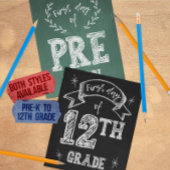 Impression Photo Premier jour Retour à l'école, 1er jour de 1ère an