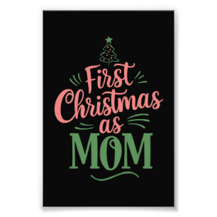 Impression Photo Premier Noël Comme Maman Mémoriser Noël