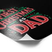 Impression Photo Premier Noël Comme Papa Correspondait Noël (Coin)