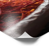 Impression Photo Premium Saffron Threads Extreme Macro Close Up Lux (Coin)